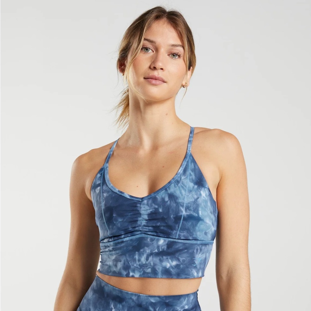 Gymshark Elevate Longline Sports Bra and Biker Short Set
